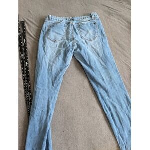 Encore Jeans Skinny Fit Light Wash Blue Denim USA 13 Stretch Five Pocket